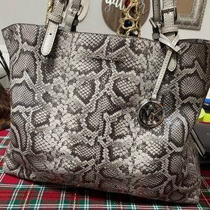 MK SNAKESKIN PURSE